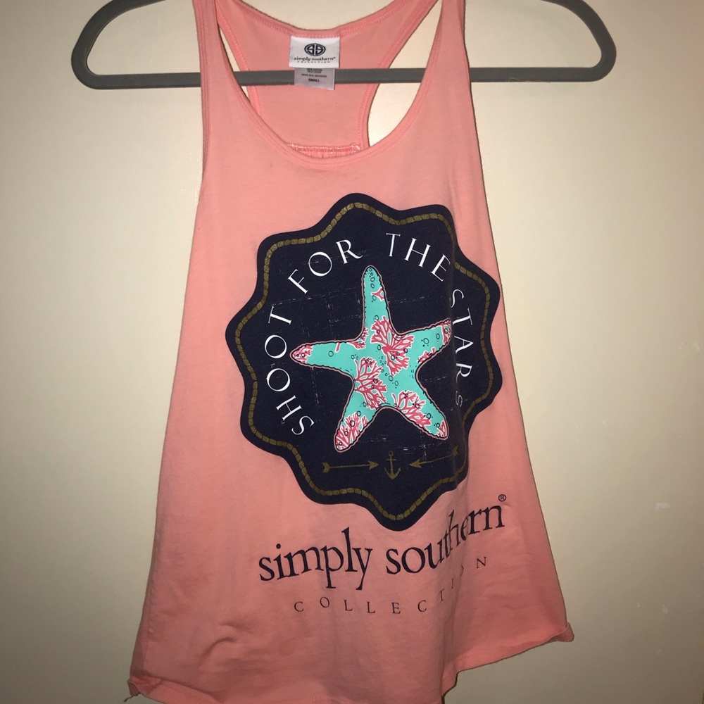 Simply southern tank top